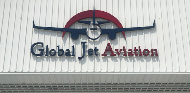 Global Jet signboard