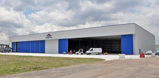 Hangar de Global Jet, exterior 1